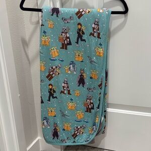 Little sleepies Grogu and friends cloud blanket